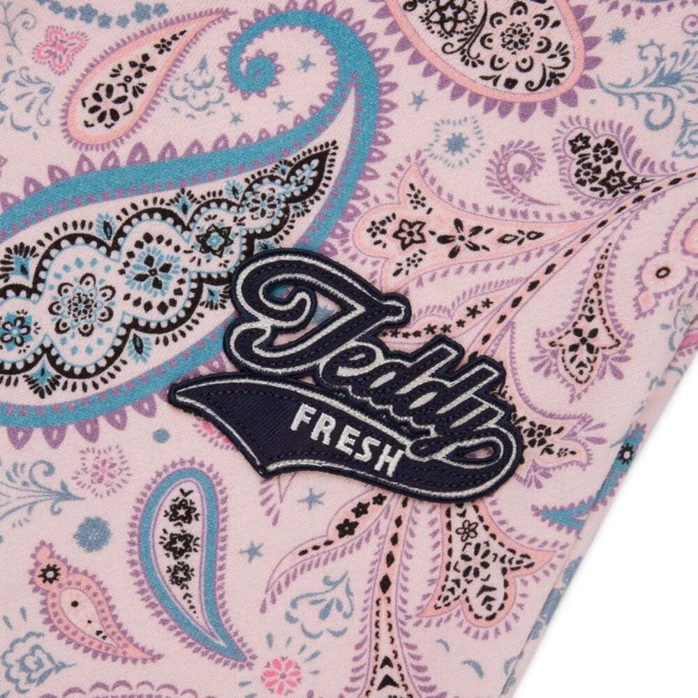 π₯ TEDDY FRESH Unisex Sweatpants - Pink Paisley - Size L - Picture 5 of 12